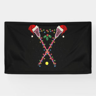 Lona Navidades Lacrosse Santa Hat iluminan el deporte