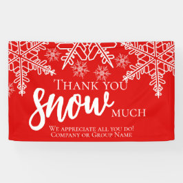 Lona Navidades Muchas Gracias A La Nieve