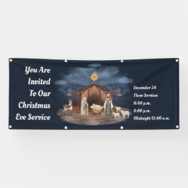 Lona Navidades Servicio de Víspera Iglesia Cristiana Na