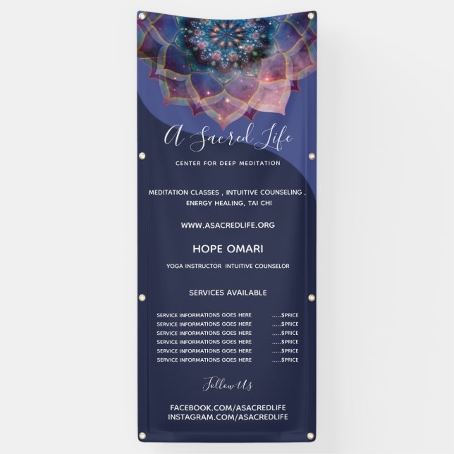 Lona Nebula Bloom | Mandala (Vertical)