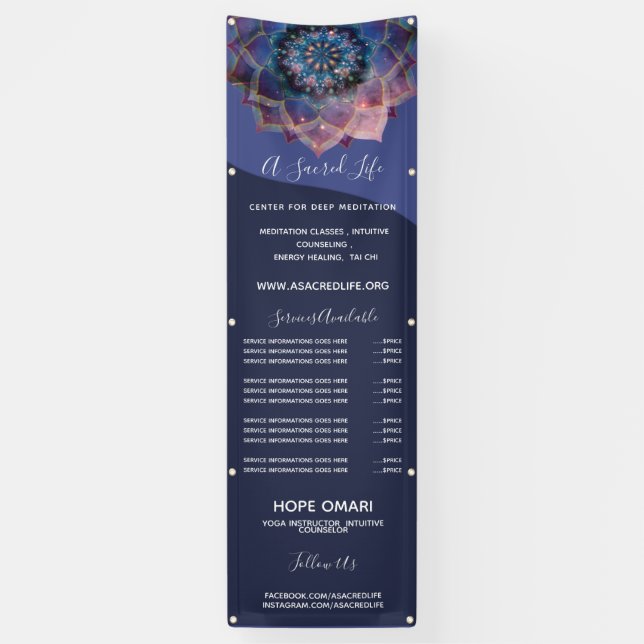 Lona Nebula Bloom | Mandala (Vertical)
