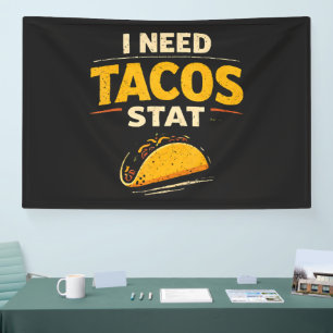 Lona Necesito Tacos Ahora