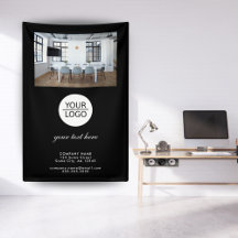 Negro Añade tu logotipo Texto personalizado Foto d