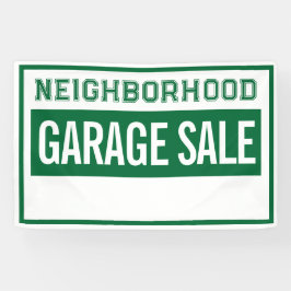 Lona Neighborhood Garage Sale Banner 2.5' X 4'