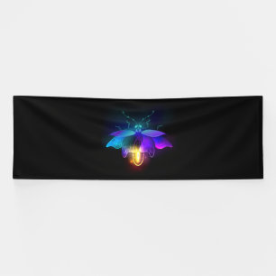 Lona Neon Firefly en negro