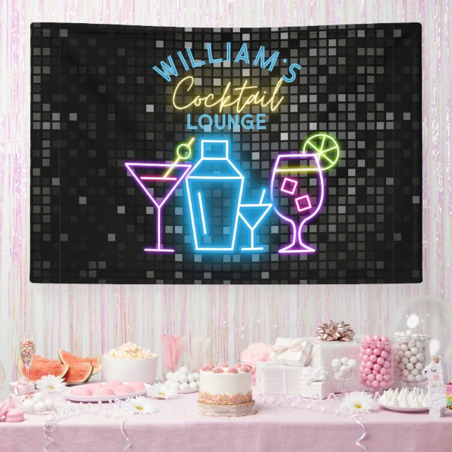 Lona Neon Look Retro Coctail Lounge Bar (Fiesta)