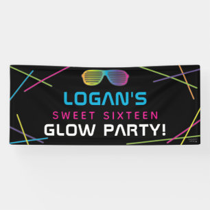 Lona Neon Sweet 16 Birthday Glow Fiesta