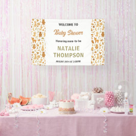 Lona Neutral Baby Boy Shower | Cute Safari Animal