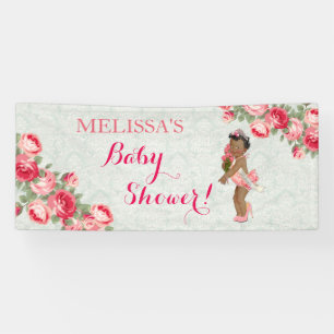 Lona Niña de etnia Rosa Tiara Mint & Pink