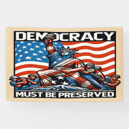 Lona Ningún Rey salva la democracia