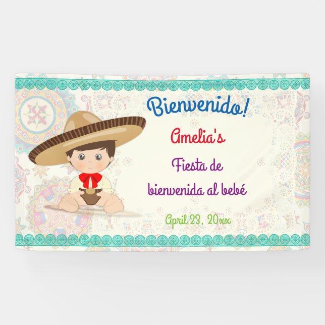 Lona Niño Español Mexicano Sombrero Niñ0 (Horizontal)
