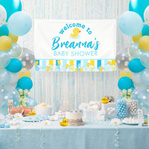 Lona Niño Pato de Goma para Baby Shower Colgante de Bie