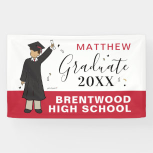 Lona Niño Personalizado Avatar  Cartel de graduación 