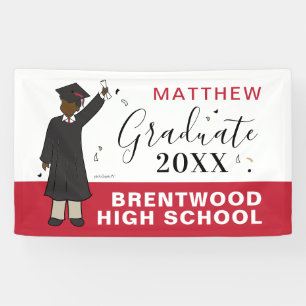 Lona Niño Personalizado Avatar  Cartel de graduación 