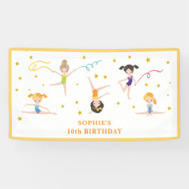 Lona Niños de cumpleaños divertidos de acrobacia