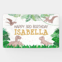 Niños dinosaurios Dino Jurassic Trex Chica Cumplea