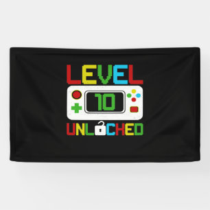 Lona Nivel 10 Videojuego desbloqueado 10.º regalo de c