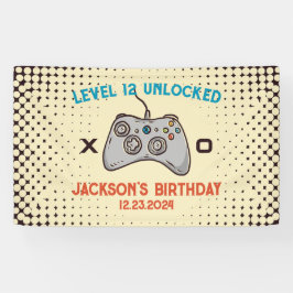 Lona Nivel de videojuego desbloqueado Jugador Niño Homb