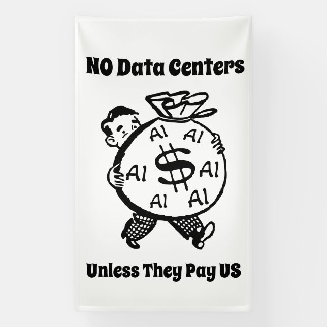 Lona No Centros de Datos a Menos Que Nos Pagen (Vertical)