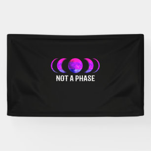Lona _No es una fase_ - camiseta de la luna del orgullo