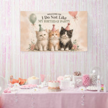 No Me Gusta Mi Cartel de Fiesta de Cumpleaños