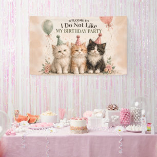 Lona No Me Gusta Mi Cartel de Fiesta de Cumpleaños