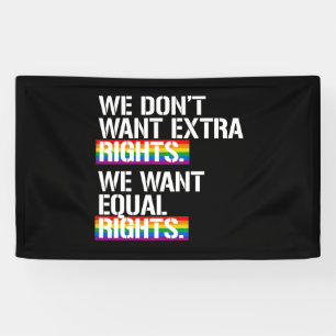 Lona No queremos las derechas adicionales - queremos