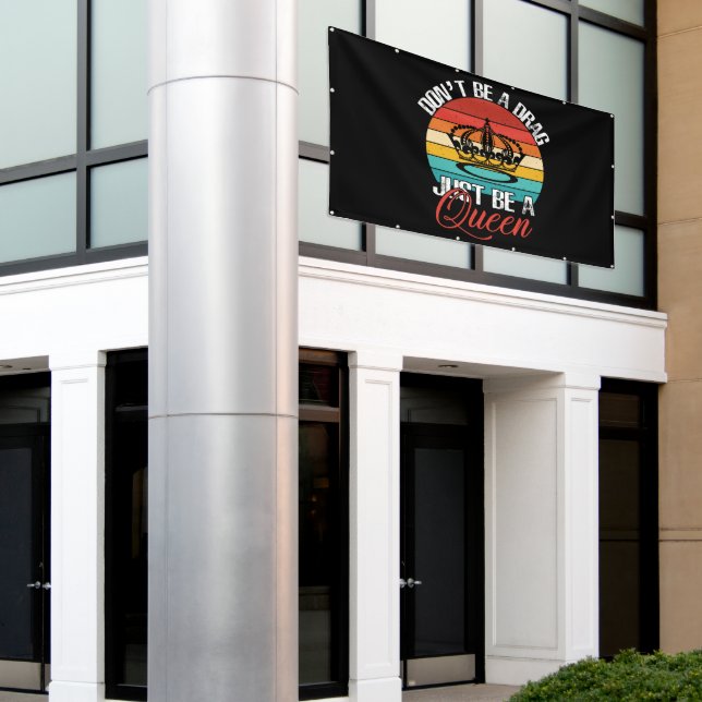 Lona No seas un cartel de arrastre (Edificio exterior)