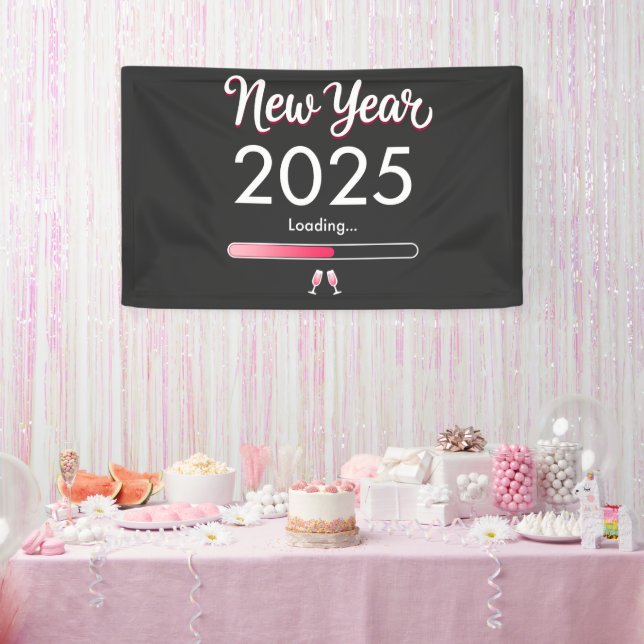 Lona Nochebuena de Año Nuevo 2025 (Fiesta)