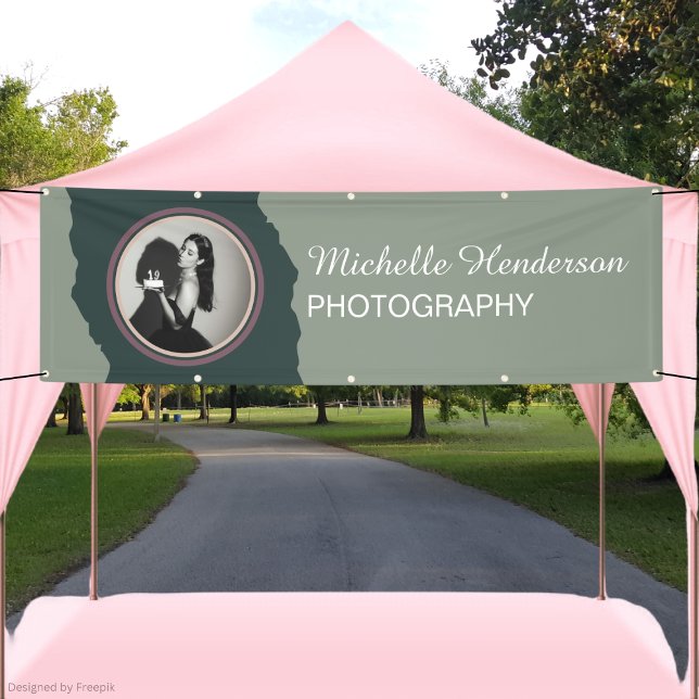 Lona Nombre comercial promocional de fotografía verde 1 (Subido por el creador)