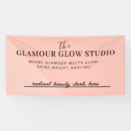 Lona Nombre de la cámara de belleza personalizado con c