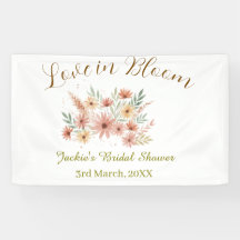 Nombre de la ducha nupcial boho naranja amor en fl