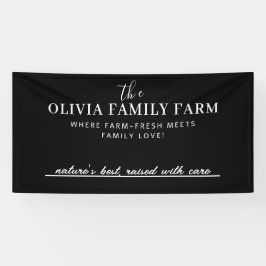 Lona Nombre de la granja de la familia de personalizado