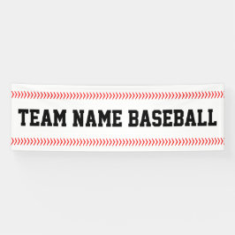 Lona Nombre del equipo personalizado Béisbol Fence Outf