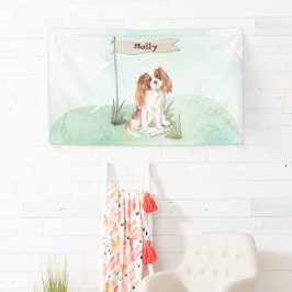Lona Nombre personalizado Cavalier King Charles Spaniel