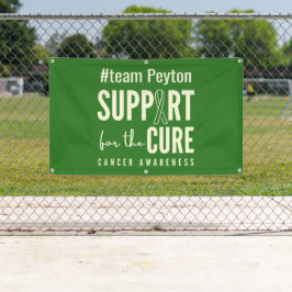 Lona Nombre personalizado de cáncer Banner Rótulo al ai