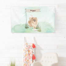 Nombre personalizado Perro Mascota pommerano