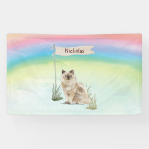 Lona Nombre personalizado Ragdoll Cat Mascota