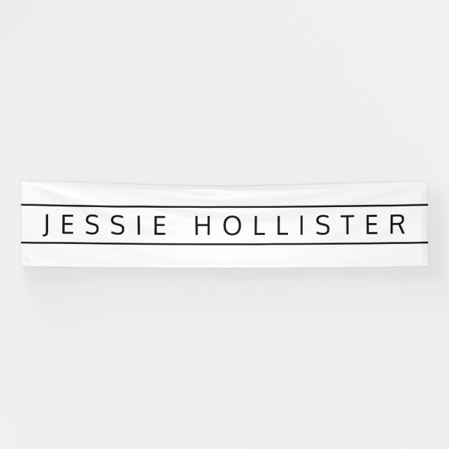 Lona Nombre profesional (Horizontal)