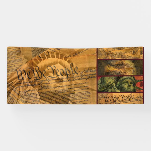 Lona Nosotros, el pueblo (Horizontal)