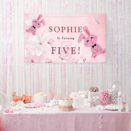 Lona ¡Nuestra dulce princesa conejita cumple 5 años! Ba