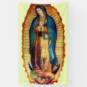 Lona Nuestra señora de la bandera del Virgen María de