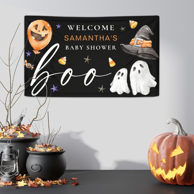 Lona Nuestro pequeño novio se debe a Baby Shower Black  (This product is more than just a simple decoration, it is a pledge of warmth, love, and anticipation)