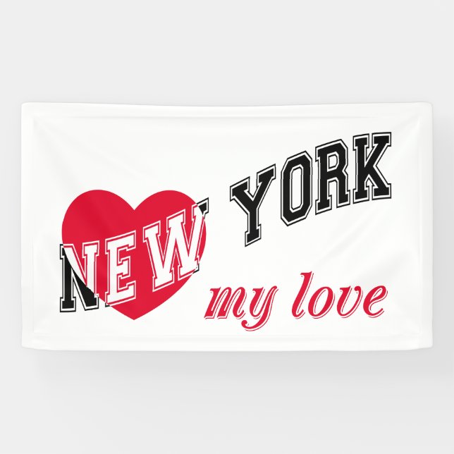 Lona Nueva York mi amor (Horizontal)