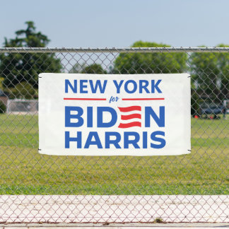 Lona Nueva York para Biden Harris