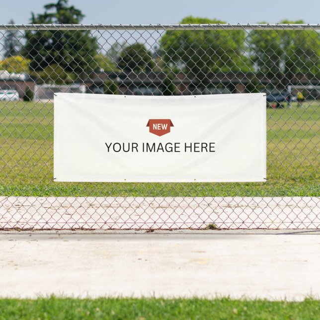 Lona ¡NUEVO! Estandarte - 0.76m x 1.8m - Para exteriore (In situ)