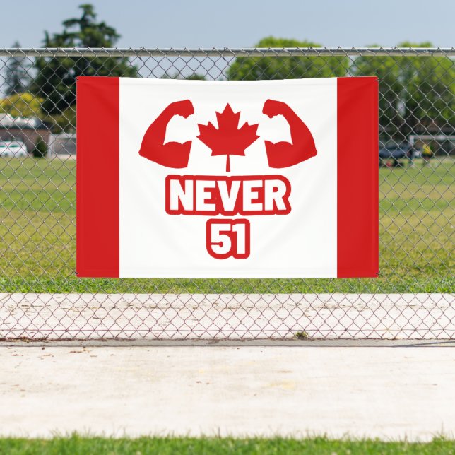 Lona Nunca 51 Canadá fuerte (in situ)