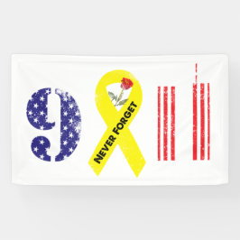 Lona Nunca olvidar 9 11 cinta amarilla