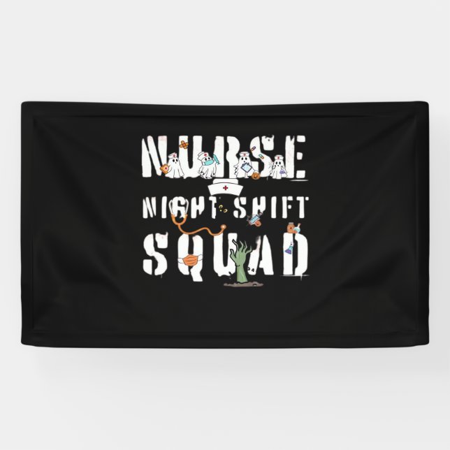Lona Nurs Night Shift Halloween Squad Classic T-Shirt (Horizontal)