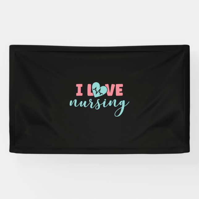 Lona Nurse Gift | I Love Nursing (Horizontal)
